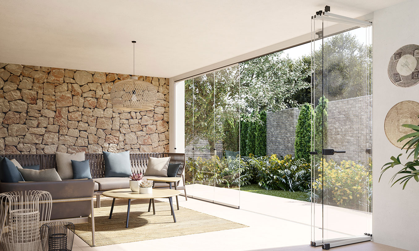 Les Systèmes de Verre pour Pergolas : Guillotine, Accordéon, et Rails
